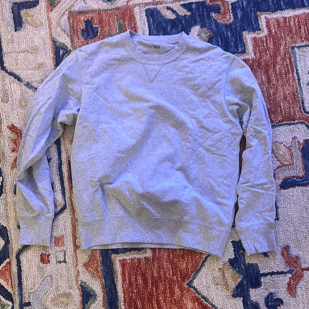 Uniqlo French Terry Gray Sweatshirt